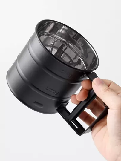 1 st. Handhållen Rostfritt Stål Mjölsikt Bakning Socker Nät Verktyg , Flera Färg alternativ