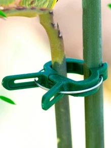 10pcs Plastic Garden Plant Clip - Green - View 4