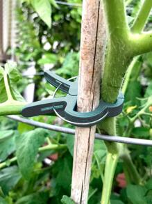 10pcs Plastic Garden Plant Clip - Green - View 8