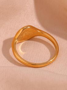 MamacitaSlay Nhẫn trang trí hình tròn - Vàng - Xem 4