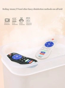 1入遙控器寶寶安撫劑，仿真牙齦遙控安撫器咬咬玩具、嬰兒矽膠牙磨器、0-6個月嬰兒用的牙齦矽膠咬咬玩具、6-12個月嬰兒米奇矽膠嚴峻玩具 - 黑色 - 查看 4