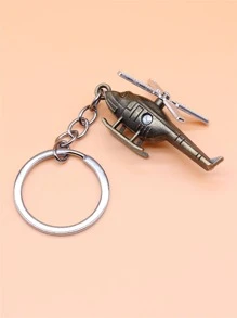 1個擁有可旋轉螺旋桨的直升機吊墜鑰匙扣 - 銅色 - 查看 2