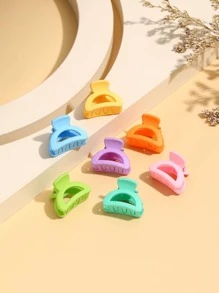 7入組素色髮爪 - 彩色 - 查看 1