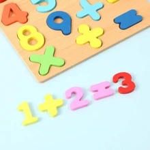 1 set con diseño de letra Rompecabezas Juego - Multicolor - Ver 9