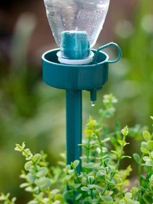 3 piezas Dispositivo de riego automático de plástico - Verde - Ver 3