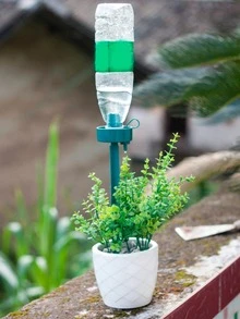 3 piezas Dispositivo de riego automático de plástico - Verde - Ver 1