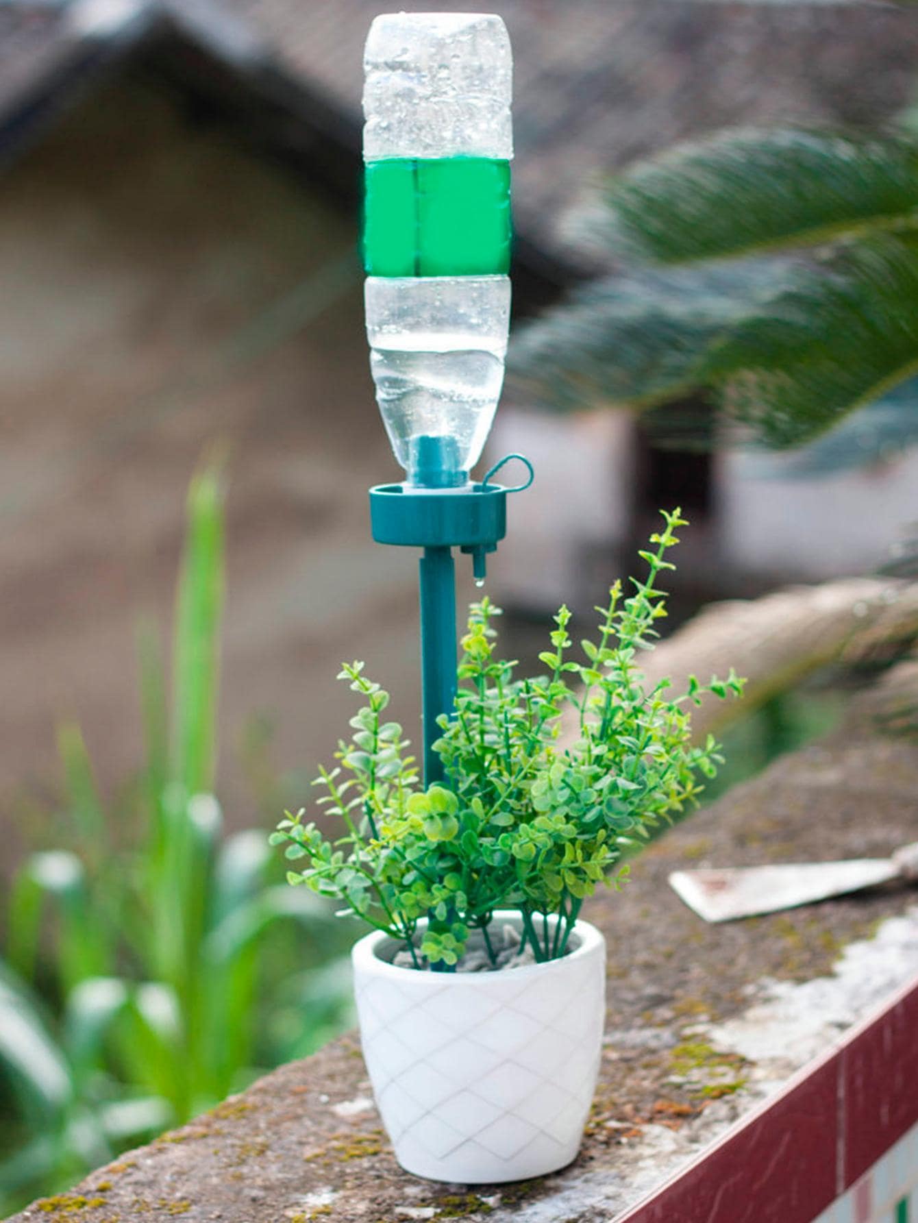 3 piezas Dispositivo de riego automático de plástico - Verde - Ver 1