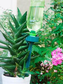 3 piezas Dispositivo de riego automático de plástico - Verde - Ver 4