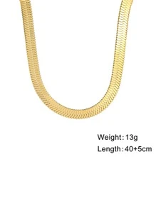Chuỗi vòng cổ tối giản - Vàng - Xem 7
