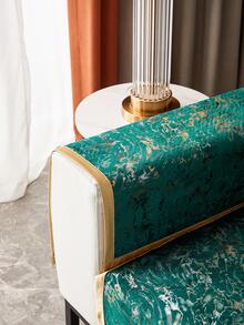 1 Chiếc Đệm Sofa Chenille Jacquard Cao Cấp, Tất Cả Các Mùa, Chống Trơn Trượt, Chống Thú Cưng, Chống Bụi Bẩn, Vỏ Sofa Chống Bụi, Bộ Bảo Vệ Ghế Sofa Cung Điện Phong Cách Châu Âu Chống Trầy Xước Cho Phòng Khách Sofa Hình Chữ L Và 1 /Sofa 2/3/4 chỗ (Bán riêng) - Màu xanh lá cây đậm - Xem 6