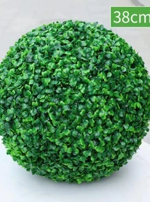 1pc Artificial Plant Ball Design Garden Ornament - Green - View 7