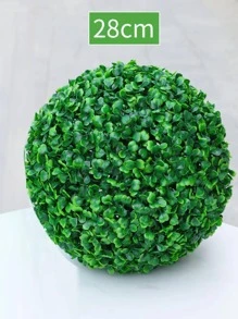 1pc Artificial Plant Ball Design Garden Ornament - Green - View 6
