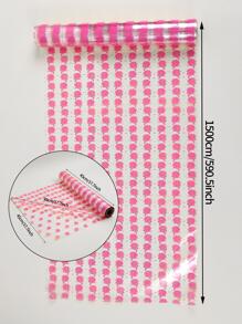 1 cuộn Giấy Gói Quà Họa Tiết Hoa PP Hiện Đại Đa Năng Chất Liệu Gói Quà Cho Tiệc - Hồng - Xem 7