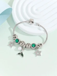 Rhinestone trang trí vòng tay ngôi sao quyến rũ - Nhiều màu - Xem 4