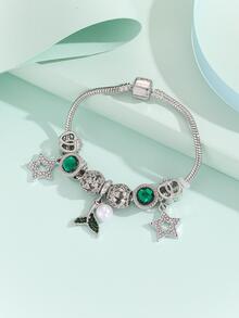 Rhinestone trang trí vòng tay ngôi sao quyến rũ - Nhiều màu - Xem 3