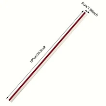 1 miếng dán niêm phong đáy cửa PVC, dải cách âm màu trắng hàng ngày cho gia đình - trắng - Xem 4