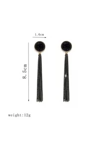 Rhinestone Tua trang trí còng tai - Nhiều màu - Xem 4