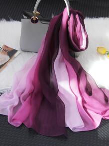 街头 1 件渐变色印花围巾 女士围巾 女士围巾配饰 女士