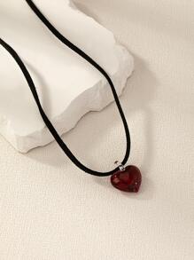 Heart Charm Layered Necklace