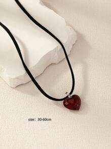 Heart Charm Layered Necklace