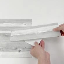 9 pezzi Carta da parati con motivi legno