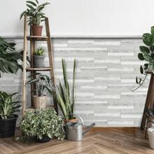 9 pezzi Carta da parati con motivi legno