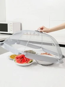 1入組素色食物罩 - 灰色 - 查看 1