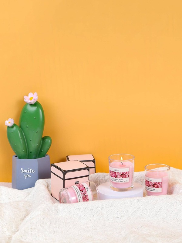 1pc Wax Scented Candle SHEIN USA