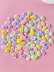 100pcs/set Random Color Water-drop Design DIY Bead - Multicolor - View 1