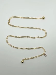 Street Ball Charm Chain Belt Halloween Fall, Autumn, Halloween - Gold - View 2