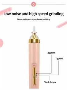 1pc Portable Electronic Nail Grinder - Pink - View 4