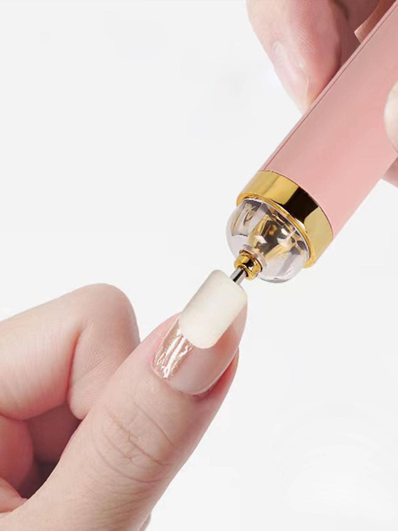 1pc Portable Electronic Nail Grinder - Pink - View 1