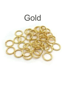 200pcs/set Circle DIY Jewelry Accessory - Yellow Gold - View 2