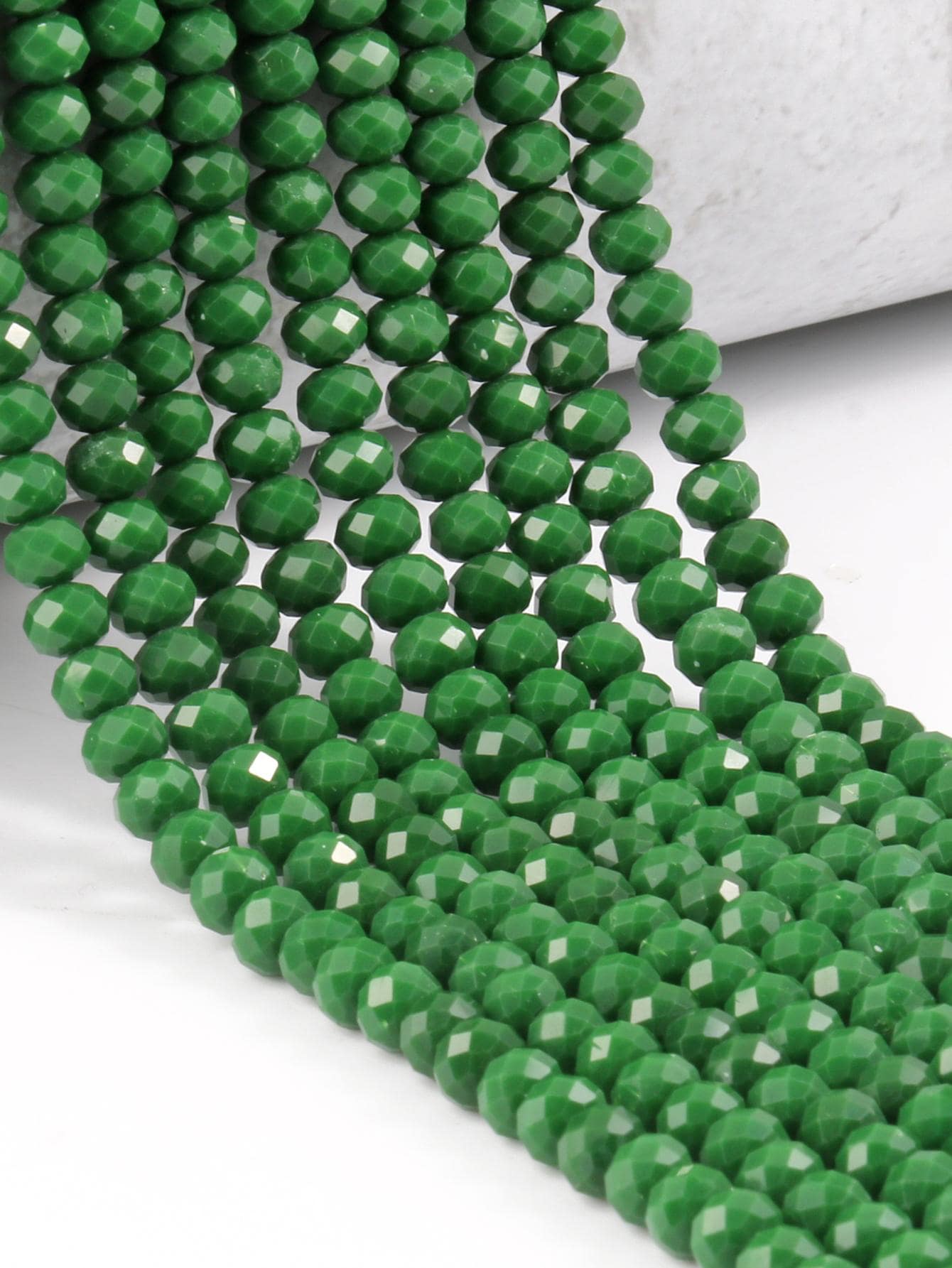 串 3-8 毫米玻璃珠手鍊刻面多色奧地利水晶圓形散珠適合珠寶製作 Diy 手鍊