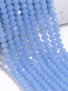 1strand 3-8mm Multicolor Faceted Glass Beads & Austria Crystal Round Loose Beads For Diy Bracelet Making