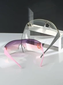 2副平頂防風太陽鏡 - 彩色 - 查看 3