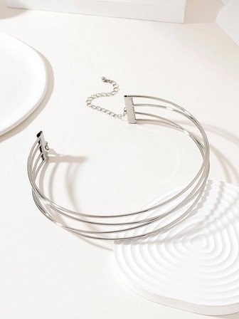 極簡多層開口頸鏈