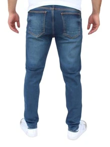 John Silver Men's Stretch Denim Semiskinny Pants - Green - View 2