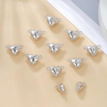 RINTOLER 10pcs/Set Magnetic Heart DIY Pendant Valentines