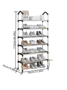 1 giá đựng giày nhựa - màu đen - Xem 2