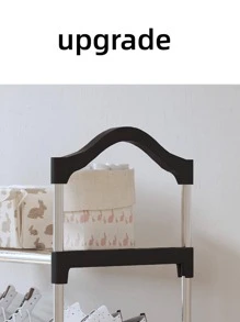 1 giá đựng giày nhựa - màu đen - Xem 3