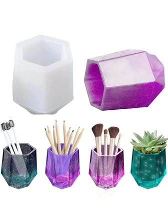 1pc Geometric Design DIY Silicone Mold