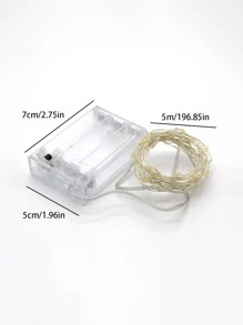Đèn dây trang trí tiệc 1 cái - Màu tím - Xem 2