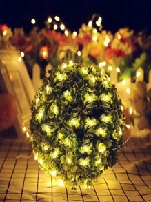 Đèn dây trang trí tiệc 1 cái - Màu tím - Xem 4