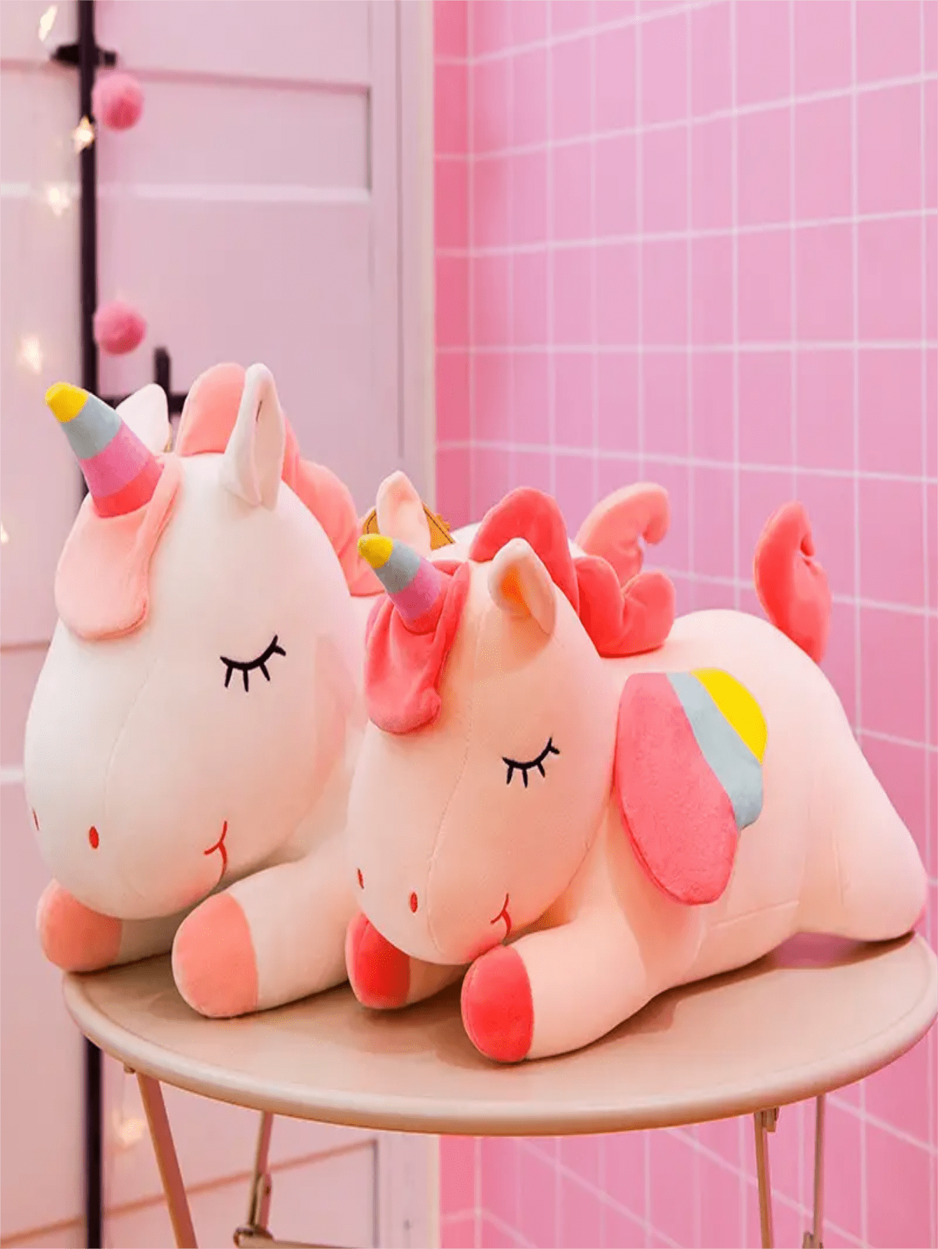 1pc PP 11.8 Inch Soft Unicorn Plush Toy, Baby Kids Appease Sleeping