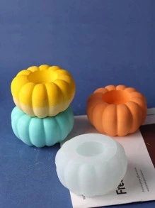 1入組南瓜形狀DIY矽膠模具 - 無色 - 查看 2