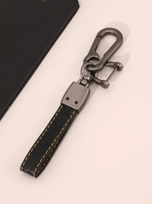 2pcs Men Graphic Keychain With Screwdriver