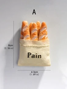 1pc Food Design Fridge Magnet - Multicolor - View 4