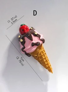 1pc Food Design Fridge Magnet - Multicolor - View 7