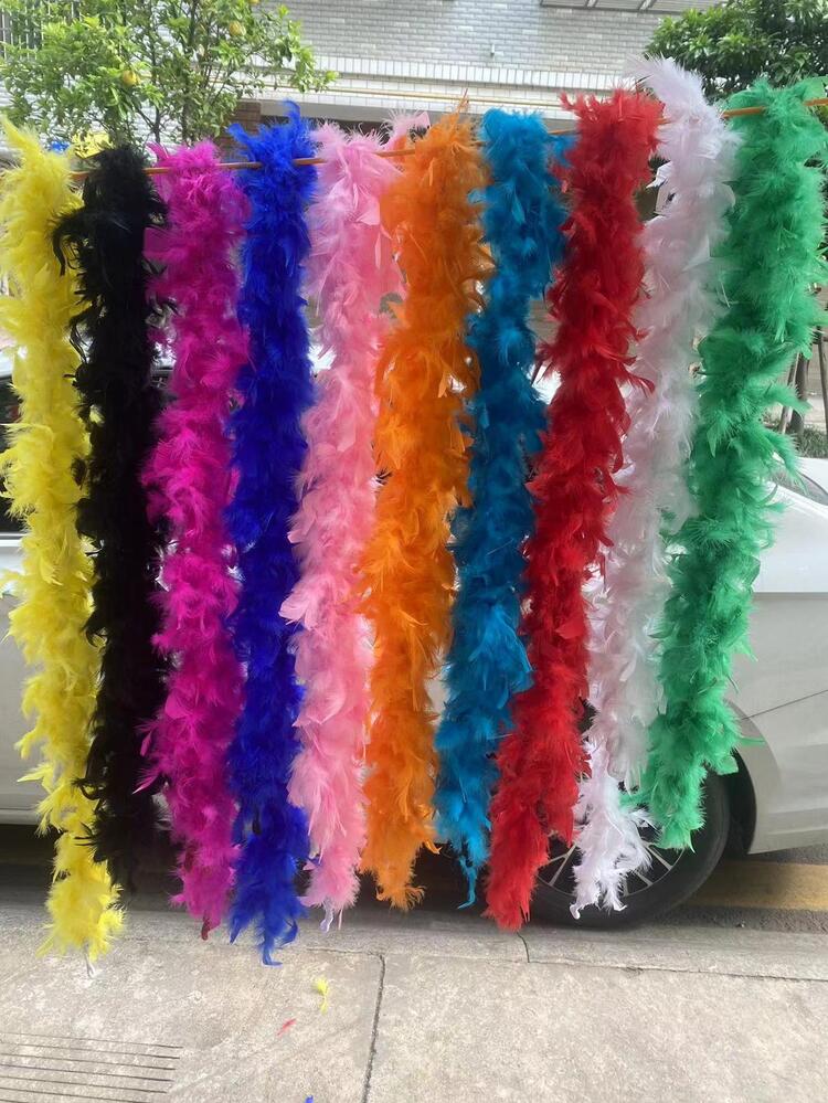 1pc DIY Decorative Feather, Modern Feather Decor DIY Decoration For Home - Orange - View 8